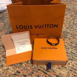 Louis Vuitton Leather Bracelet